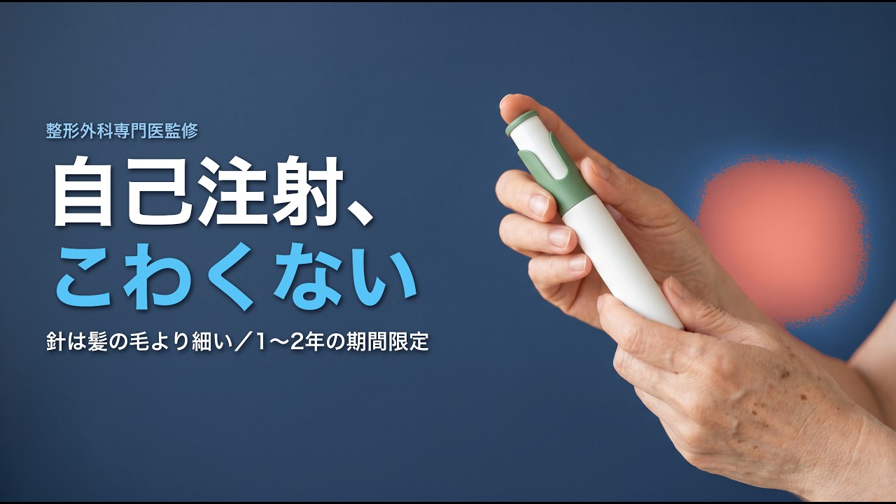 テリパラチドの自己注射が不安な方へ