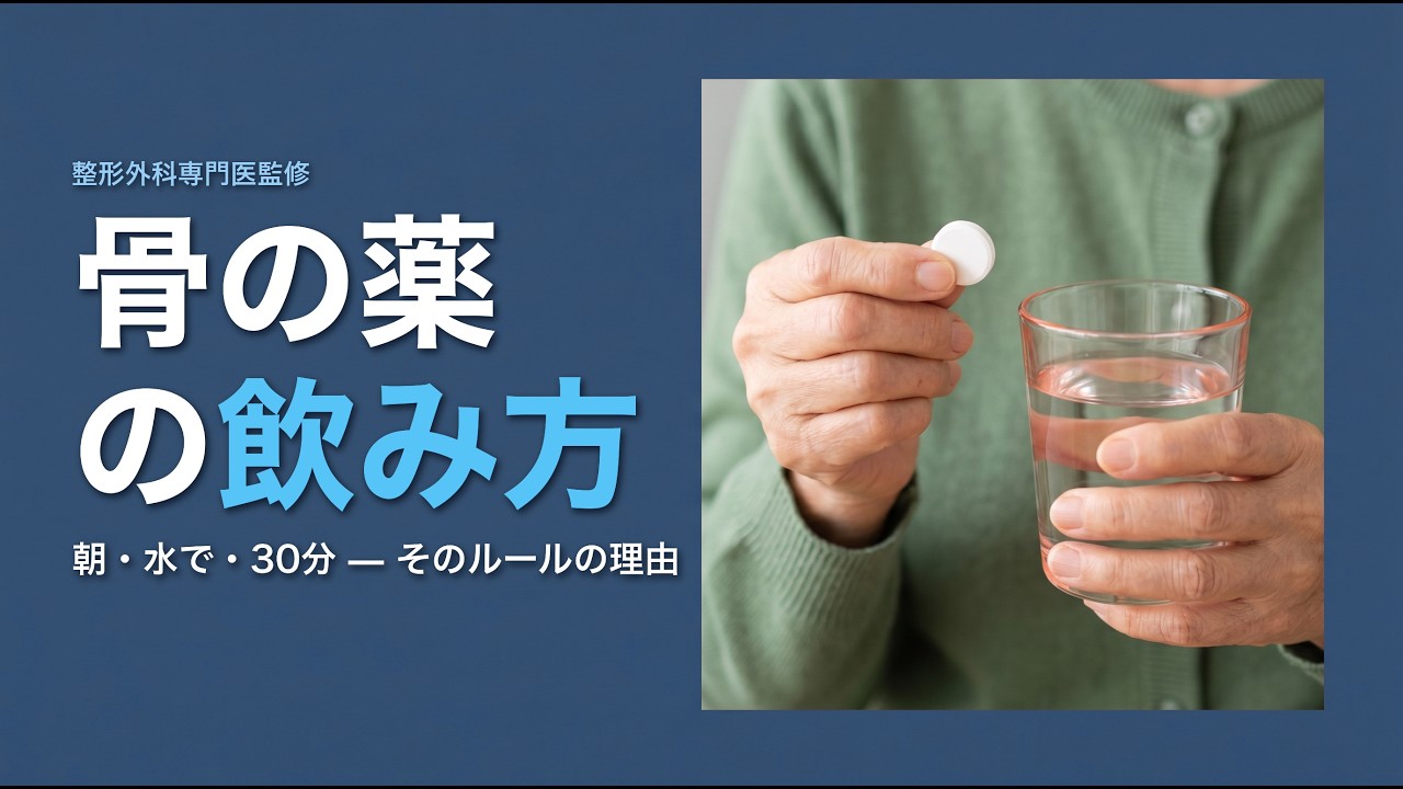 骨粗鬆症の薬 ビスフォスフォネート 飲み方と注意点
